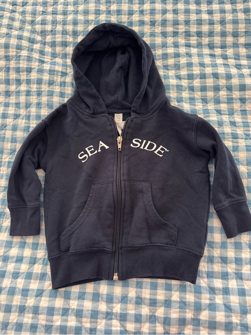 The Seaside Style Navy Zip Hoodie